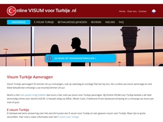 ONLINE VISUM VOOR TURKIJE