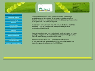 OVERVOORDE TENNISPARK BOS OVERVOORDE