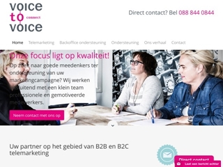 VOICE TO VOICE TELEMARKETING