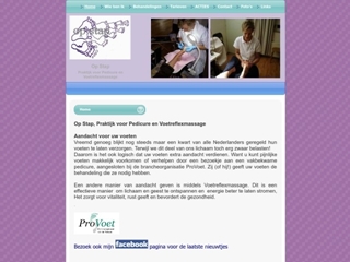 OP STAP PEDICUREPRAKTIJK