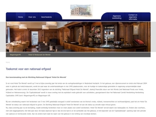 STICHTING NAT ERFGOED HOTEL DE WERELD