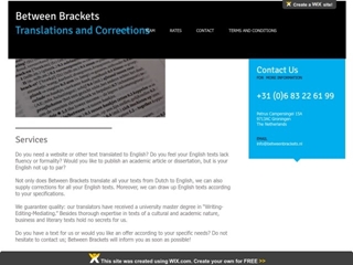 BETWEEN BRACKETS TRANSLATIONS