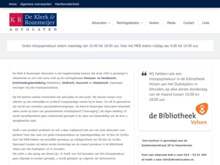 ADVOCATEN DE KLERK & ROZEMEIJER