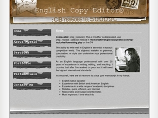 D.M. DEVINE ENGLISH COPY EDITOR
