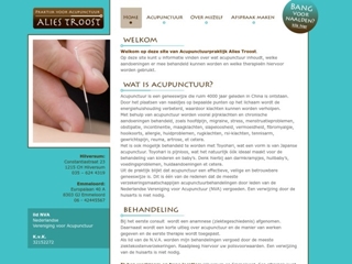ACUPUNCTUUR ALIES TROOST