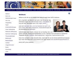 HOFF EN HOEKSMA CESAR OEFENTHERAPIE
