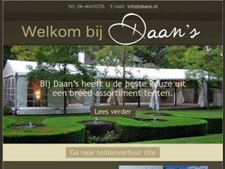 DAAN'S TENTENVERHUUR