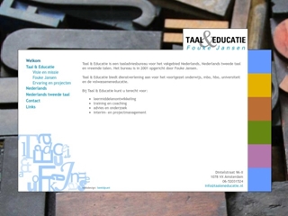 TAAL EN EDUCATIE