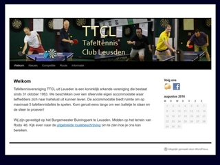 TAFELTENNIS- EN DARTSVERENIGING LEUSDEN