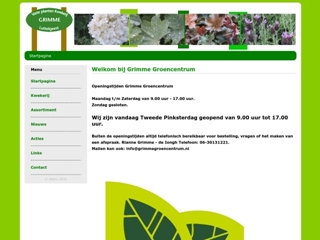 VASTE PLANTEN KWEKERIJ GRIMME