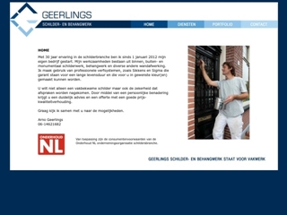 GEERLINGS SCHILDER- EN BEHANGWERK