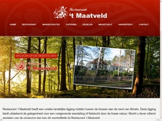 MAATVELD RESTAURANT KEGEL & MIDGETGOLF 'T