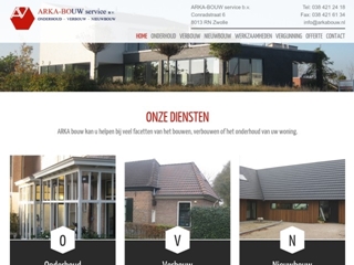 AANNEMERSBEDRIJF ARKA-BOUW SERVICE BV