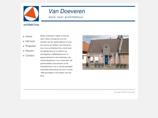DOEVEREN BUREAU VOOR ARCHITEKTUUR BNA VAN