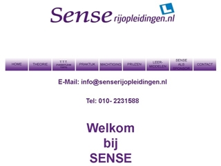 SENSE RIJOPLEIDINGEN.NL