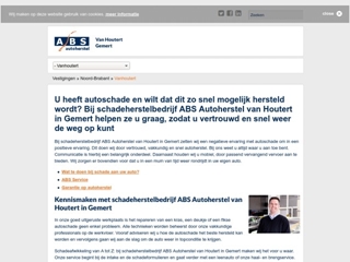 HOUTERT AUTOSCHADE VAN