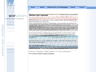 WVR ADVIES BV