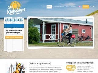 KIEKDUUN CAMPING EN CHALETVERHUUR DE