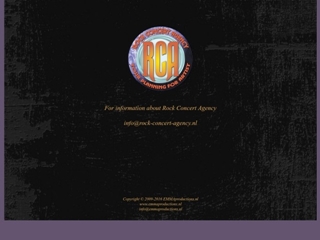 RCA ROCK CONCERT AGENCY