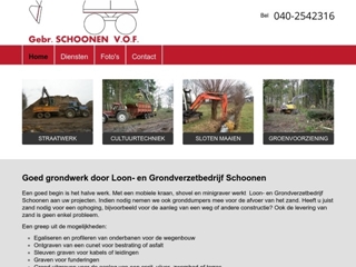 GRONDVERZET- EN LOONBEDRIJF GEBR SCHOONEN VOF