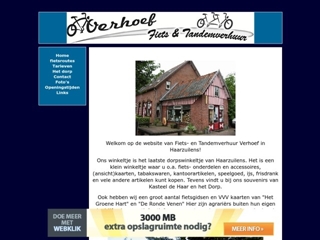 VERHOEF FIETS- EN TANDEMVERHUUR