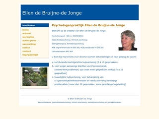 BRUIJNE-DE JONGE DRS E F DE