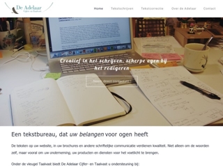 DE ADELAAR CIJFER- EN TAALVAST