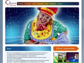 CLOWN FLEUR KINDER- EN VERJAARDAGEN AAN HUIS
