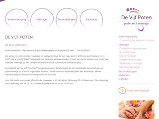 VIJF POTEN PEDICURE- EN MASSAGEPRAKTIJK DE