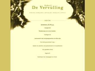 VERVULLING KOKERIJ DE