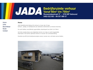 JADA BEDRIJFSRUIMTE VERHUUR