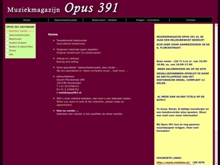 OPUS 391 MUZIEKMAGAZIJN