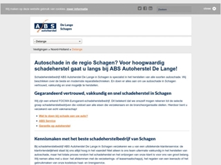 AUTOSCHADE DE LANGE BV