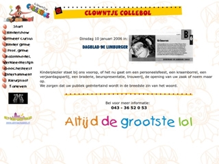 CLOWNTJE COLLEBOL