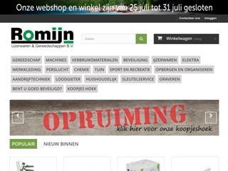 ROMIJN IJZERWAREN EN GEREEDSCHAPPEN BV