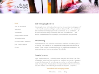 ZAAK IN BEWEGING DE
