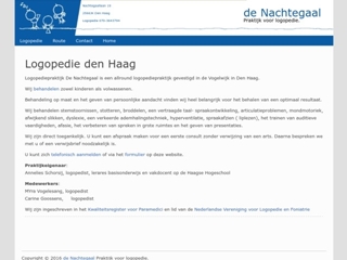 LOGOPEDIEPRAKTIJK DE NACHTEGAAL ANNELIES SCHORSIJ