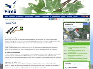 HEDERA PLANT BV