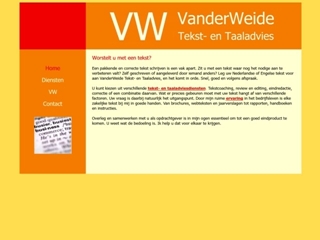 VANDERWEIDE TEKST- EN TAALADVIES