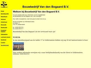 BOUWBEDRIJF BOGAARD BV VD