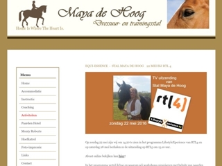 HOOG DRESSUUR & TRAININGSSTAL MAYA DE