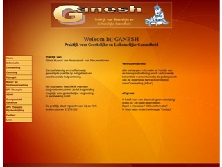 GANESH PRAKTIJK VOOR GEESTELIJKE EN LICHAMELIJKE GEZONDHEID