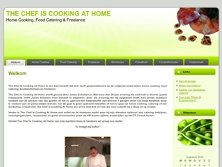 CHEF IS COOKING AT HOME THE