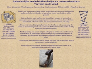 AMBACHTELIJKE MEUBELSTOFFEERDERIJ VERVOORT EN RESTAURATIE ATELIER