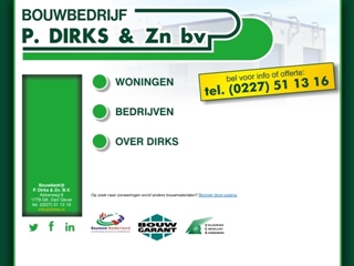 AANNEMERSBEDRIJF P DIRKS & ZN BV