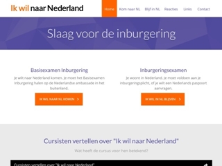 IK WIL NAAR NEDERLAND