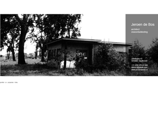 JEROEN DE BOS ARCHITECTUUR