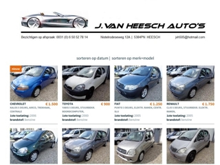 HEESCH AUTO'S VAN