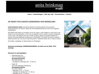 ANITA BRINKMAN MODE
