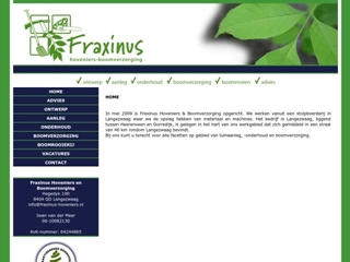 FRAXINUS HOVENIERS & BOOMVERZORGING